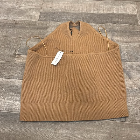 Banana Republic Brown Knit Halter Top NWT Size Large - Picture 3 of 4